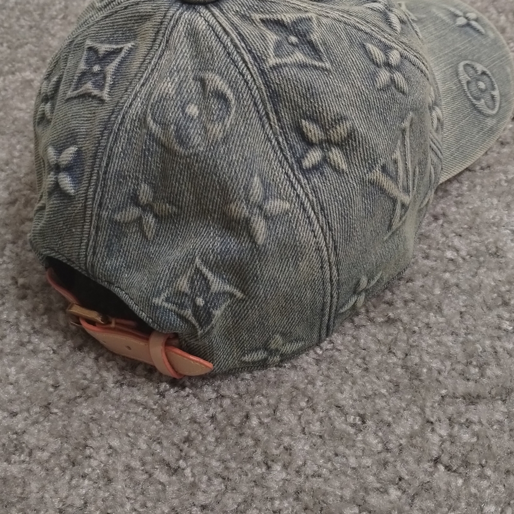 Louis Vuitton Blue Monogram Denim Hat - Picture 5 of 9
